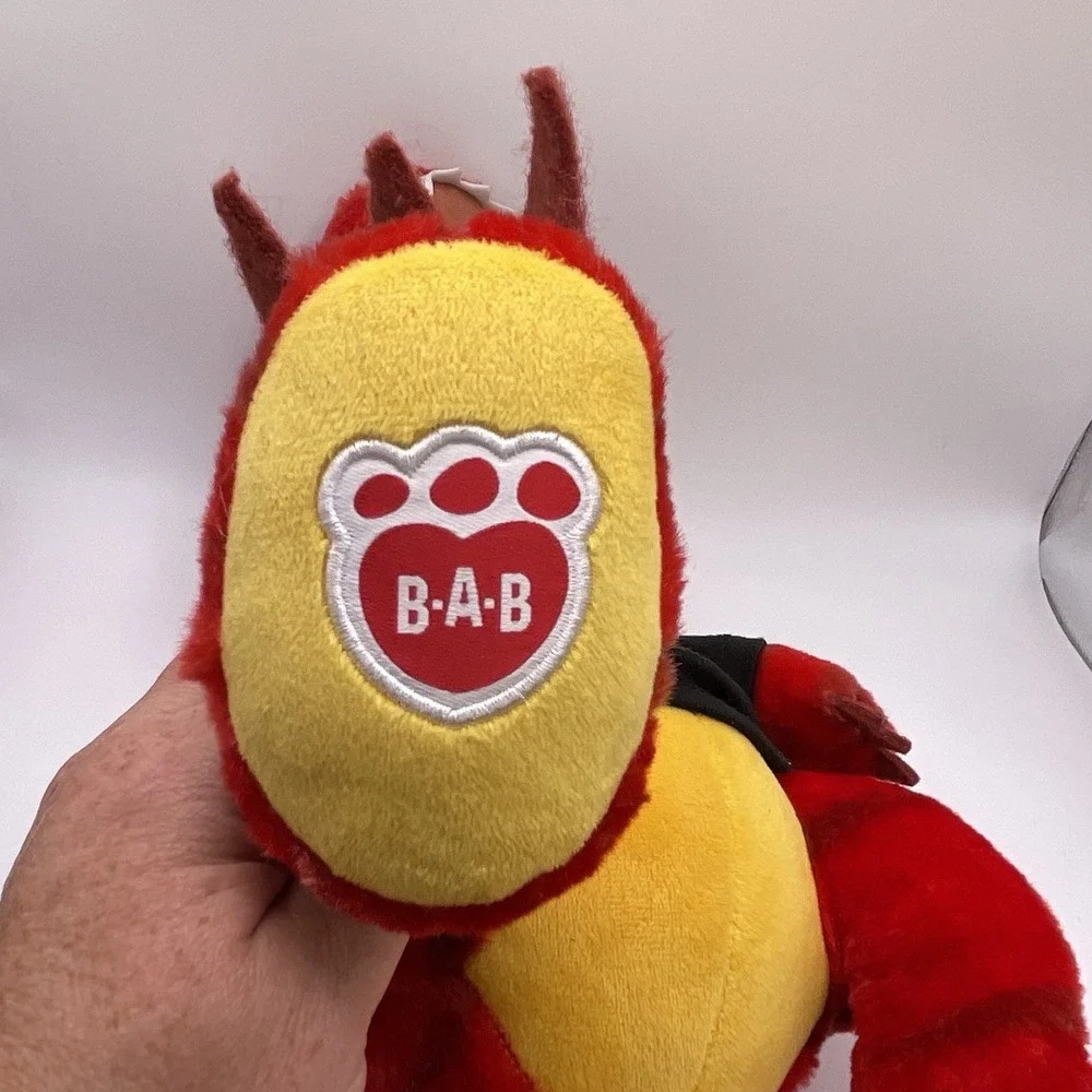 Build A Bear Red Dinosaur T Rex Velociraptor w/ Tee & Sound 19‎ Inch Plush BAB